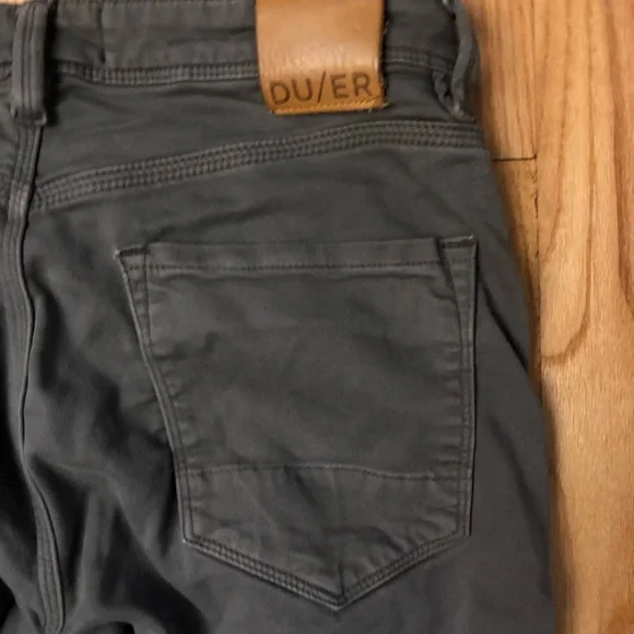 Men's Olive Green DU/ER Chino Pants 31 x32 - Picture 5 of 9
